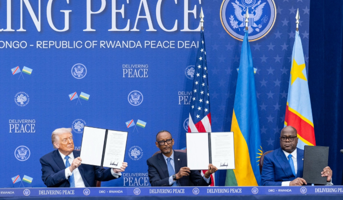 Signing of the Washington Accords for Peace and Prosperity Between the Democratic Republic of the Congo and Rwanda