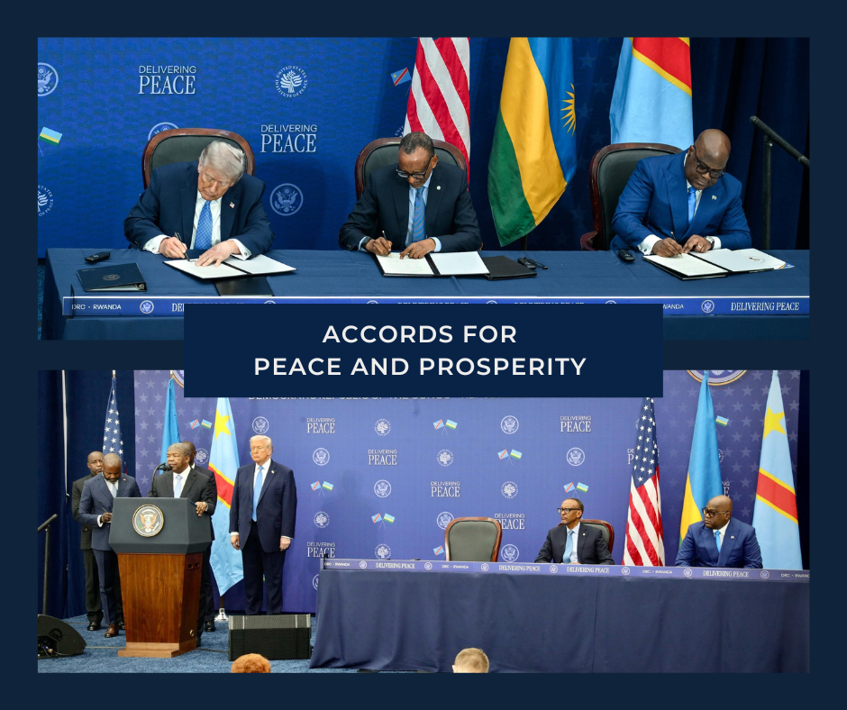 Signing of the Washington Accords for Peace and Prosperity Between the Democratic Republic of the Congo and Rwanda